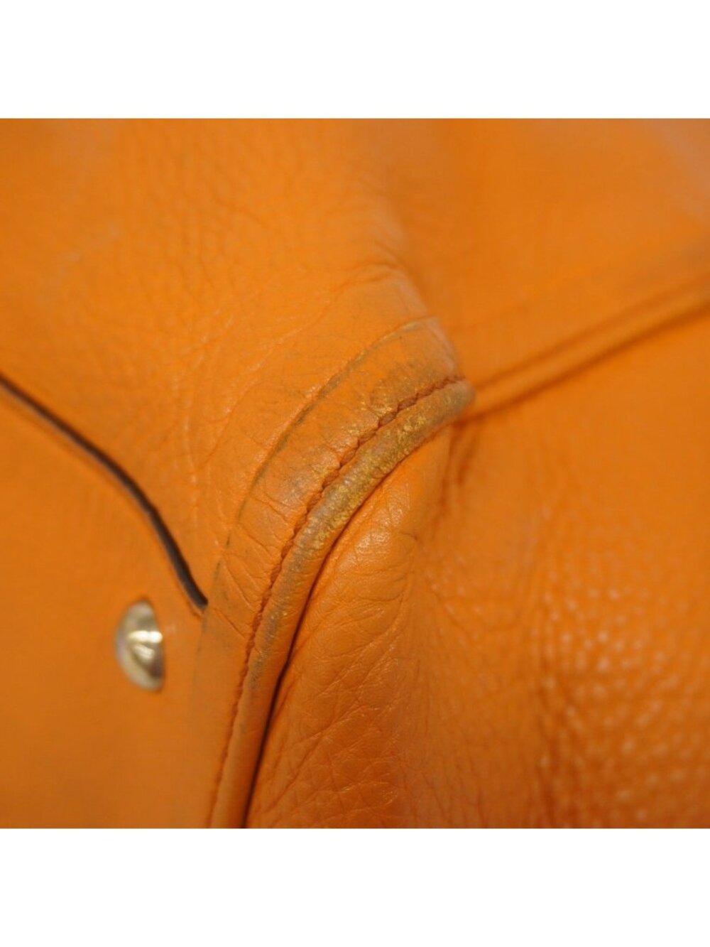★SOLD★ Gucci Tote Soho Leather Orange Gold - Picture 6 of 10